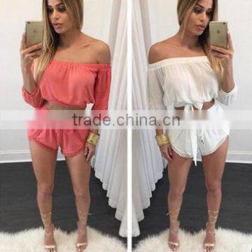 SEXY BACKLESS FLORAL JUMPSUITS FOR LADIES SHORTS
