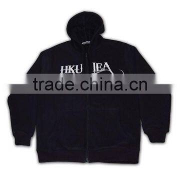 2015 Good Quality Wholesale Cheap Basic Black Lightweight Hoody photo-4