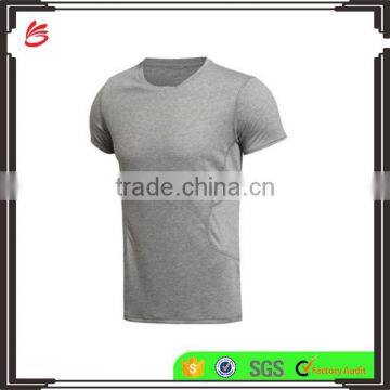 Custom Sport Wear Mens Dri Fit O-neck T Shirts for Running/jogging and Tennis photo-4