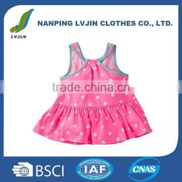 Infant & Toddlers Clothing Baby T-Shirts 100% Cotton Girls' Sleeveless Top Dress photo-2