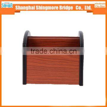 China Shcool Apparatus Supplier Hot Wholesale High Standard MDF Wooden Pen Holder for Office photo-3