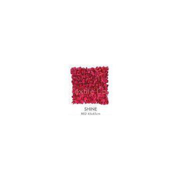 Red Champagne Handmade Decorative Pillows Faux Silk  18 x 18 Pillows