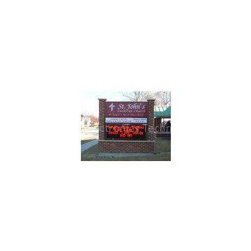 P10 10mm Pixel 320 * 160mm Modular Electronic Message Mono Color Led Display Screens