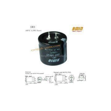 Ultra Long Life 105°C Snap in Capacitor Aluminum Electrolytic Capacitor for Electric Car Charger and Charging Post
