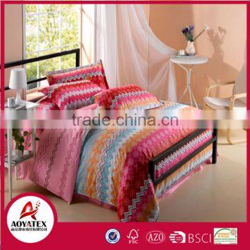 2017 new style pure cotton bedding set,China factory direct sale printing bedding set