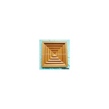 RHFK-10M Wooden square diffuser