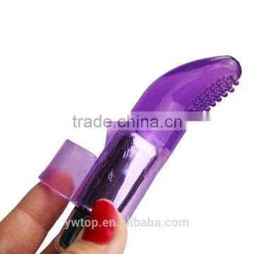 Mini Bullet Vibrating Finger Lip Ring Massager Tongue Vibrator Adult Sexy Toys