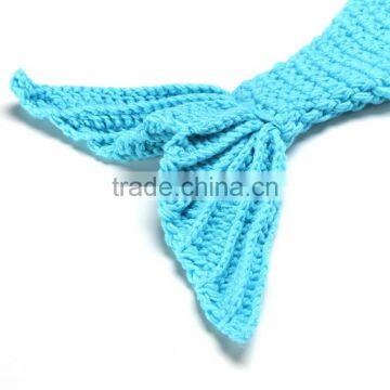 Wholesale Blue Mermaid Tail Cocoon Crochet Baby Clothes M5042802