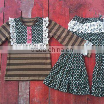 Wholesale different types pants loose baby autumn clothing sets