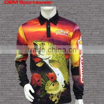 customized breathable sports fishing garment