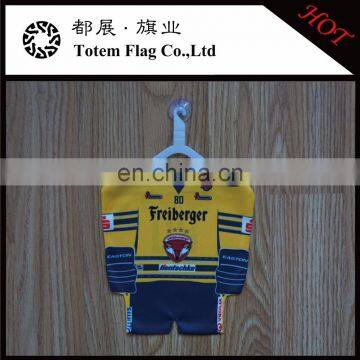 Sublimation printing logo, name and number for canada mini hockey jersey