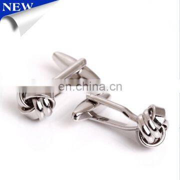 Make High End Polished Metal Knot Button Bulk Cufflinks photo-2