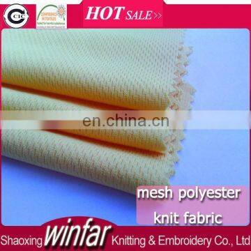 Winfar Textile Knit Fashion Uruguay Bird Eye Polyester Mesh Jersey Fabric