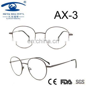 Popular Round Shape Slim Style Titanium Eyewear Frames