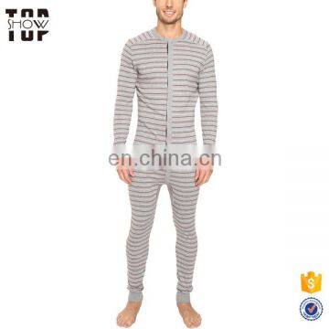 Clothing one piece pajamas with tartan plaid for adult men onesie pajamas jumpsuit