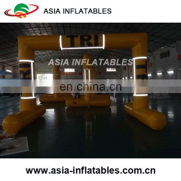 Customized Shiny Inflatable Arch , Inflatable Archway For Advertising , Inflatable Entrance Arch