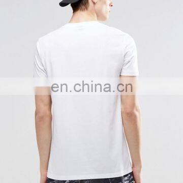Hip Pop High Quality White Custom Your Logo 100 Cotton T-shirt photo-2