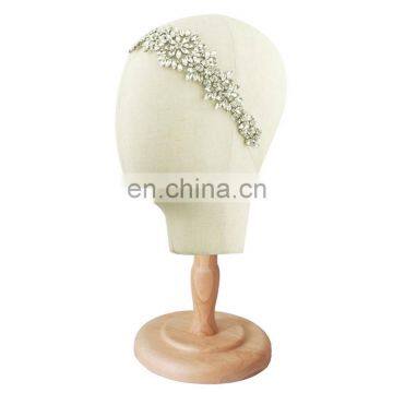 Handmade Shiny Rhinestone Wedding Crystal Belt Bridal Sashes Headband Party Gifts Wedding Dress Bride Belt Sashes Ivory Ribbons photo-6