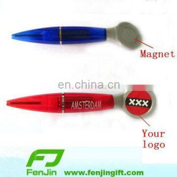 Magnet revolving pen Fridge ball pen