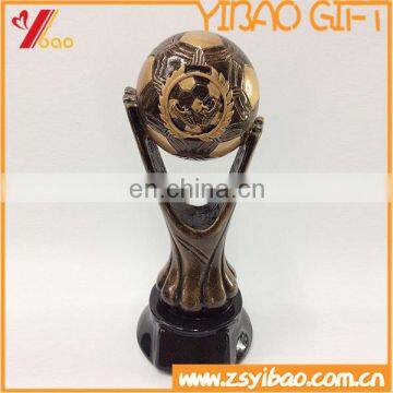 2015 Hot sales Cheap Polyresin/Resin Sport Trophy Cup,Factory Direct price Foot ball award trophy