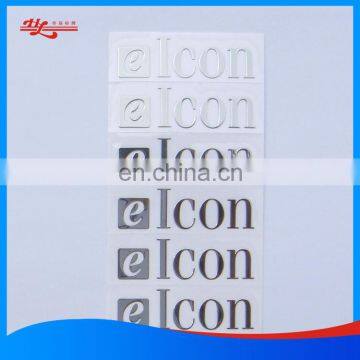 metal label with 3M stickers