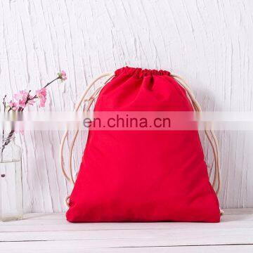 100% cotton simple backpacks