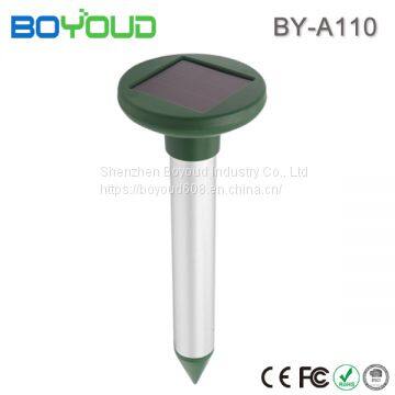 Twin Packing Waterproof Solar Mole Pest Repeller Sonic Snake Repellent