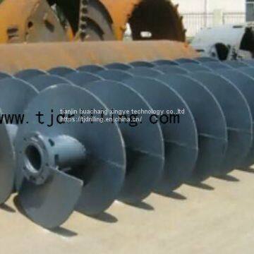 CFG Continuous Auger With Flange Coupling Dia 600mm With CFG Auger Head for CFG Pile Foundation photo-3