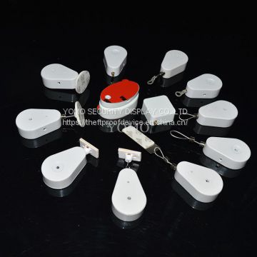 Water Drop Anti Theft Retractable Pull Box with different end fittings