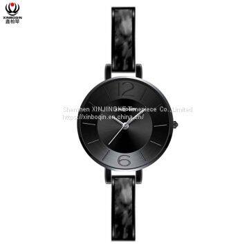 XINBOQIN Supplier Create Your Own Original Brand Fashion Cheap 3ATM Water Resistant Acetate Lady Watch photo-2
