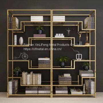 Stainless steel bookshelves