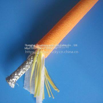 Sheath Orange & Blue Acid-base / Oil-resistant Cable 1000v Rov Umbilical Cable