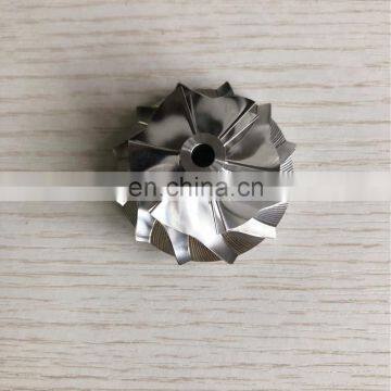 GT15-25 6+6 blades 34.10/46.00mm high performance turbo milling/aluminum 2618/billet compressor wheel for 737686-0002/767686-000