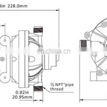 SEAFLO 24V DC/AC 19LPM 60PSI DC Surface Solar Panel Water Pump For Agriculture photo-5