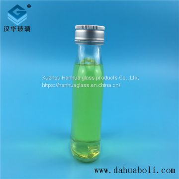 Manufacturer direct selling 100ml rectangular glass wine bottle manufacturer