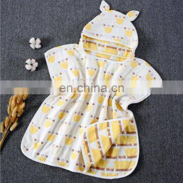 INS Hot 100% Cotton Muslin Baby Bath Towel photo-3
