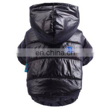 Warm Pet Dog Cat Coat Puppy Black Red Hooded Cotton Clothes Apparel photo-3