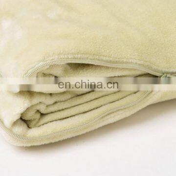 On Promotion Foldable Pillow Travel Blanket Travel Coral Fleece Throw Blanket Wholesale photo-4