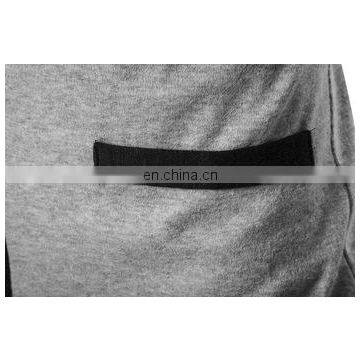 Custom Plain Varsity Longline Neckband Cardigan Knit For Men Fashion Acrylic Sweater photo-5