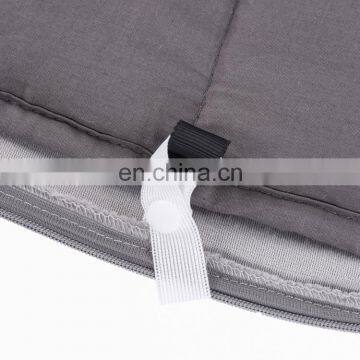 100% Cotton Material Sensory Weighted Blanket 15lbs Customized Gravity Blanket With Minky Duvet Cover /glass Beads photo-7