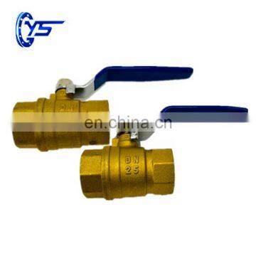 thread NPT brass ball valve with price list