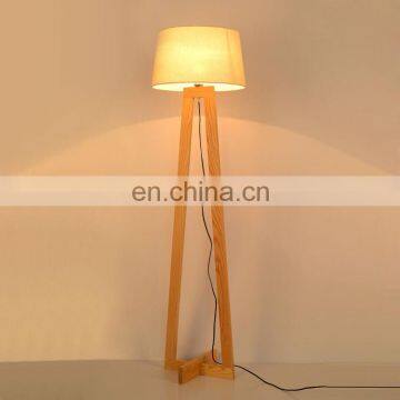 Retro floor lamp hotel wooden light fixture wooden base floor standing lamps for home goods hotel