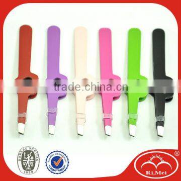 led lighted eyelash tweezer with mirror