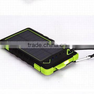 2015 High Quality 8000mAh Waterproof Solar Power Bank, Solar Cell Power Bank photo-4