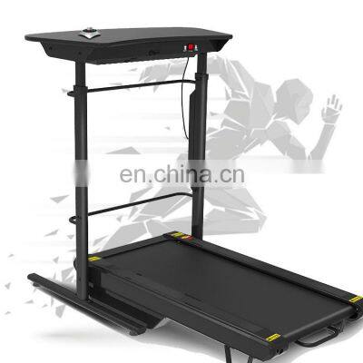 Folding smart the treadmill with desk adjustable and electric desk office treadmill, commercial electric treadmill