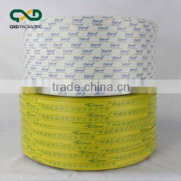 Custom logo printed vrigin pp plastic strip for high temperature resistance