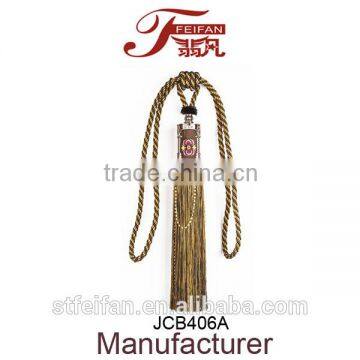 JCD406A curtain tassel wall hook curtain tieback rope