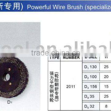 Powerful Wire Brushes (specialized for Tyre Renewal)