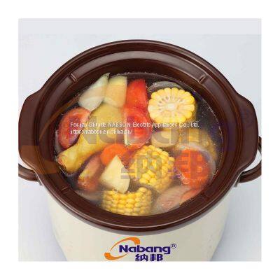 3.0L Multi Function Electric Slow Cooker With Ceramic Inner Pot & High Borosilicate Glass Lid photo-4