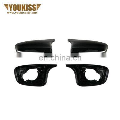 For BMW 5 series G30/G38 change to M5 rear view mirror covers ABS material gloss black